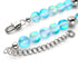 Aigue-marine | Argent | Collier de déclaration de verre de sirène